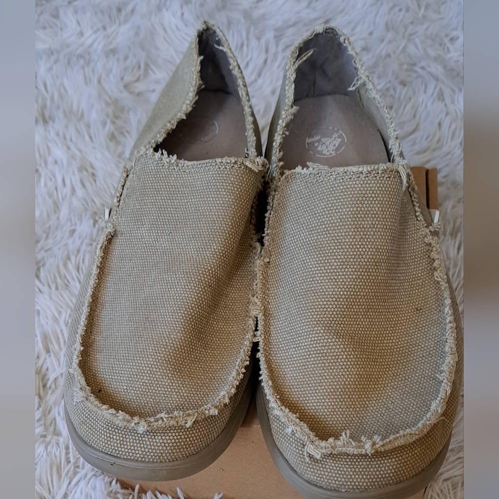 Crocs Kaleb Santa Cruz Men's Slip On Loafers, Size 9 (Style 11037)